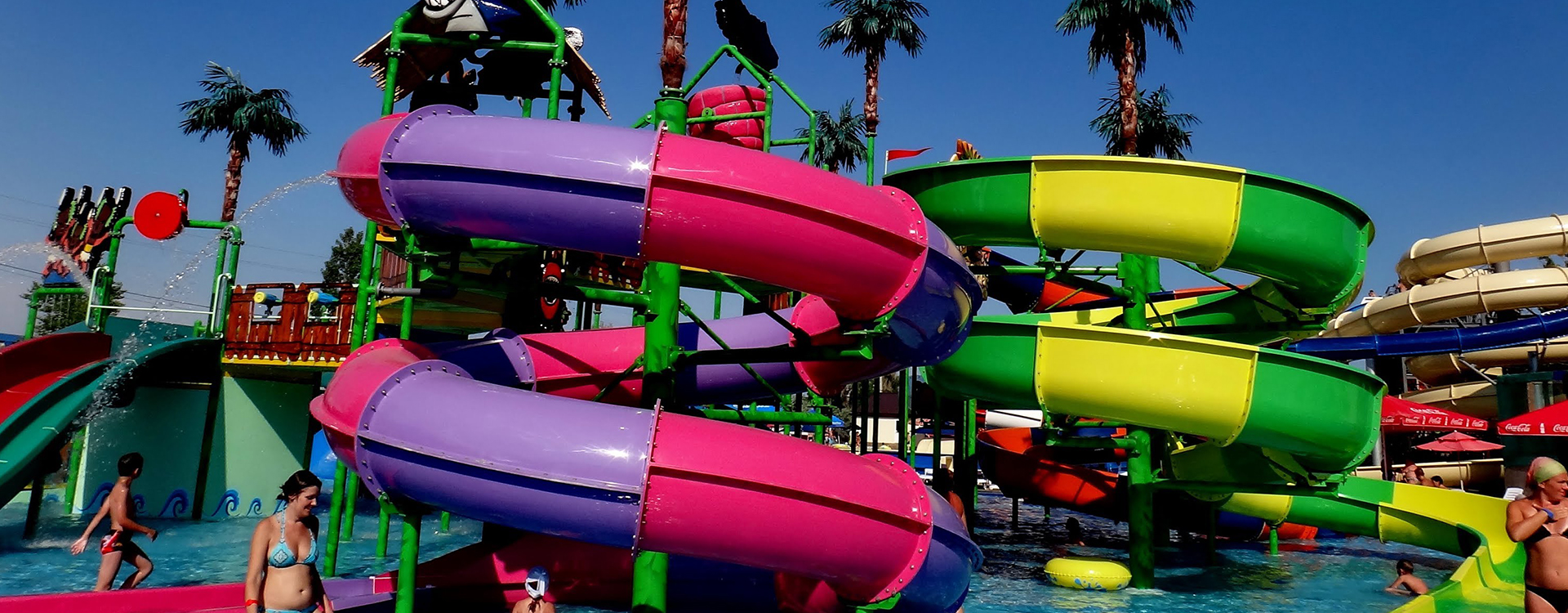 Водные аттракционы ⋆ Аквапарк Орбита в Коблево